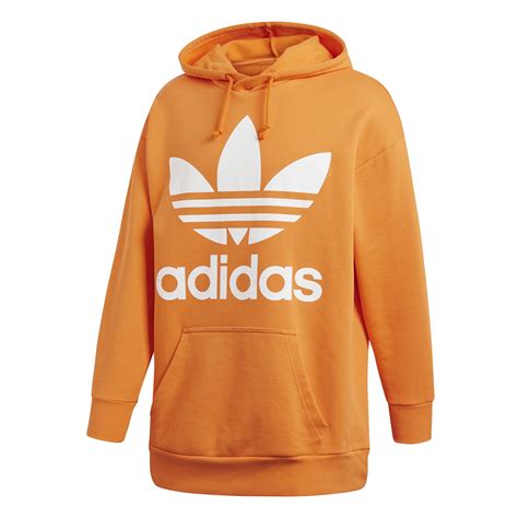 orange Adidas hoodie